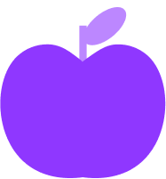 purple apple icon